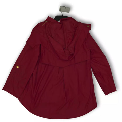 Rain coat, Wind breaker water resistant -  Burgundy  Savina 