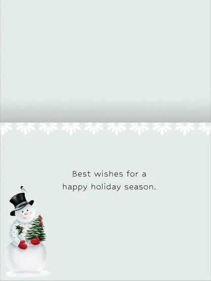 Card Christmas  Jolly Snowmen Luxe 8 Pk  1025103