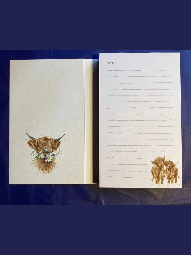 Notepad Gentle Giants Highland Cow npd005