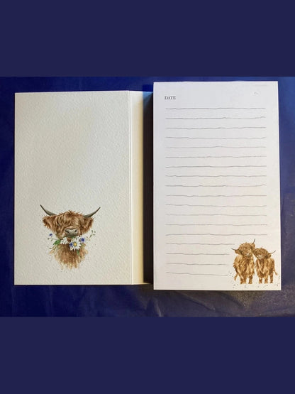 Notepad Gentle Giants Highland Cow npd005