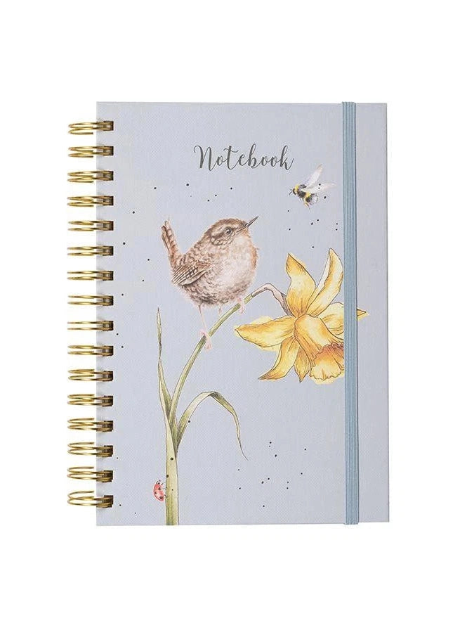 Spiral Notebook (Small) HB029&nbsp; The Birds And The Bees Blue