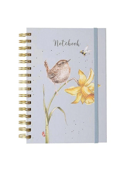 Spiral Notebook (Small) HB029&nbsp; The Birds And The Bees Blue