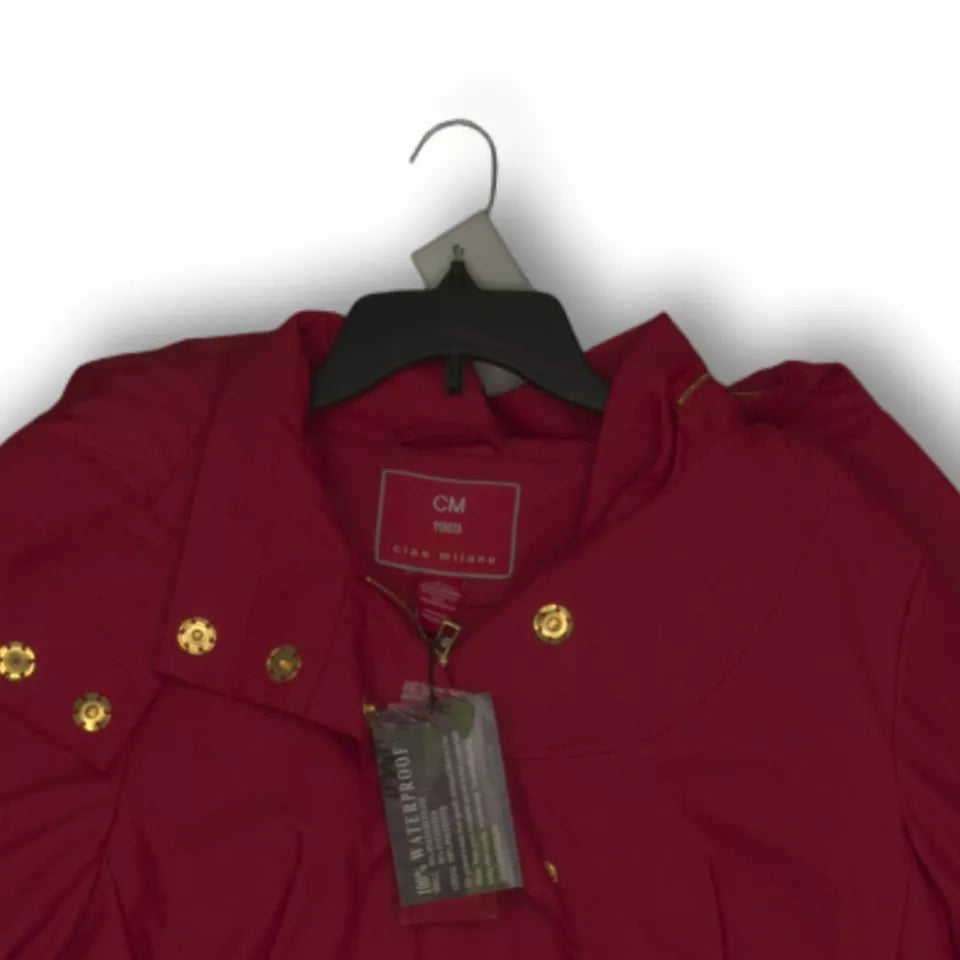 Rain coat, Wind breaker water resistant -  Burgundy  Savina 