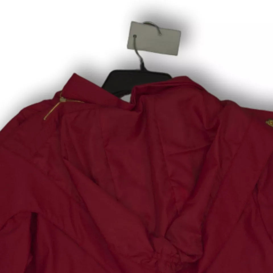 Rain coat, Wind breaker water resistant -  Burgundy  Savina 