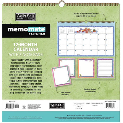 Lang- Calendar Memomate Simple Inspirations 2027&nbsp; 0004