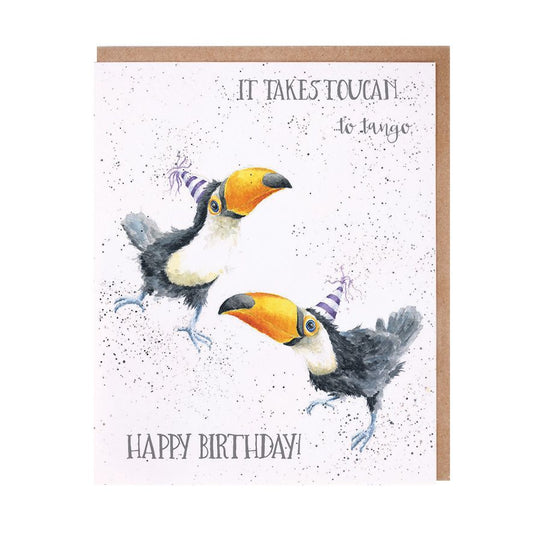 Card - AOC097 - It takes Toucan to Tango - Happy Birthday 