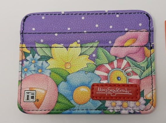 Slim Rfid Wallet-Floral Garden-82056 