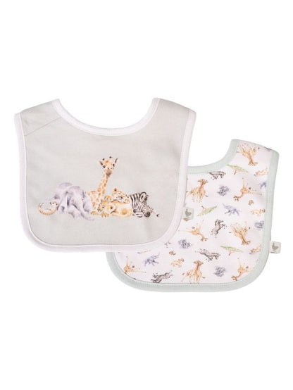 Baby Bib&nbsp; Little Savannah&nbsp; Little Wren Bib Gift Set 2Pk&nbsp; Ltw-Bib003