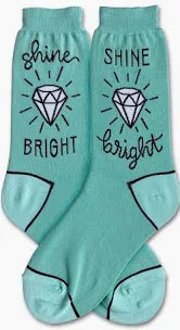 Womens Sock - Diamonds - 7090 