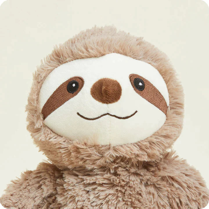 Warmies Brown Sloth - Heatable Stuffed Animals 