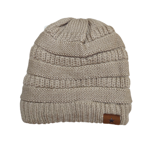 Hat Slouch Fleece Lined 3 colors Taupe, Cream or Black 