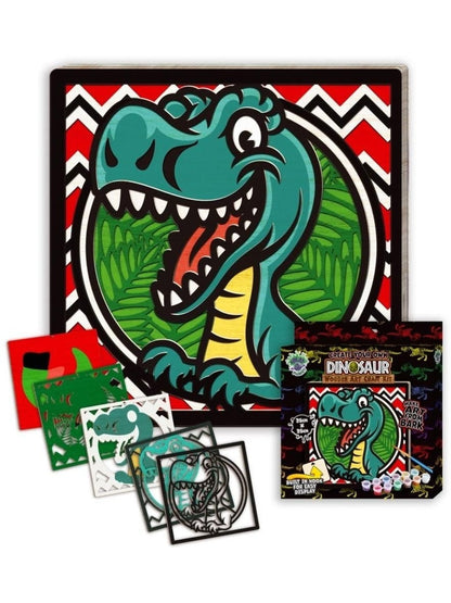 Wood Art Kit Dinosaur Wadino