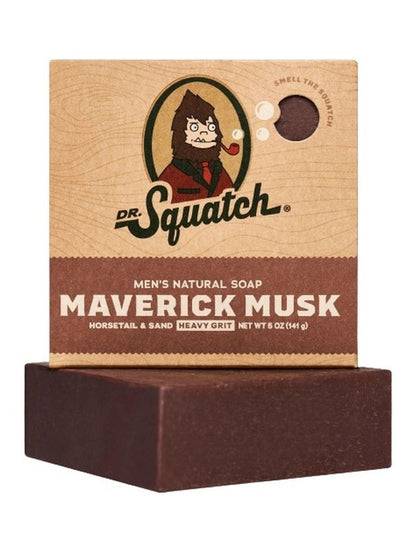 Soap Bar Maverick Musk Heavy Grit  5oz Wh-Bar-Mam-01 