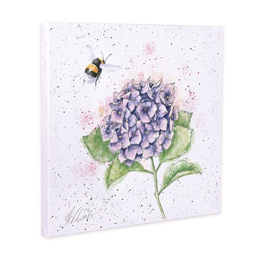 Wrendale Canvas Art CS183 Bee Hydrangea 