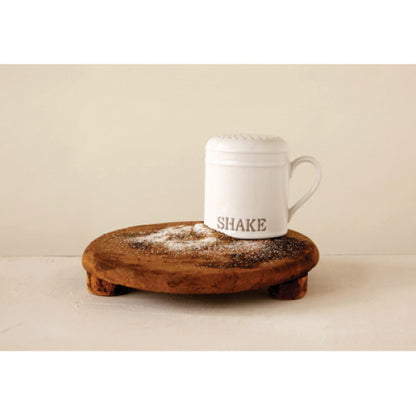 Shaker Stoneware Ceramic White Da7244 