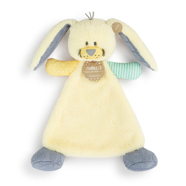 Rattle Blankie Oddballs Bunny Yellow 50048400777