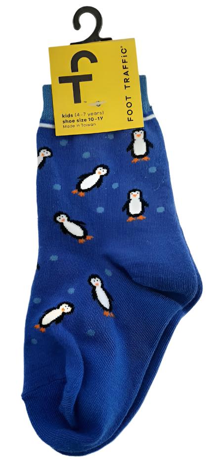 Kid's Socks Two Sizes available    Blue Penquin 6803 