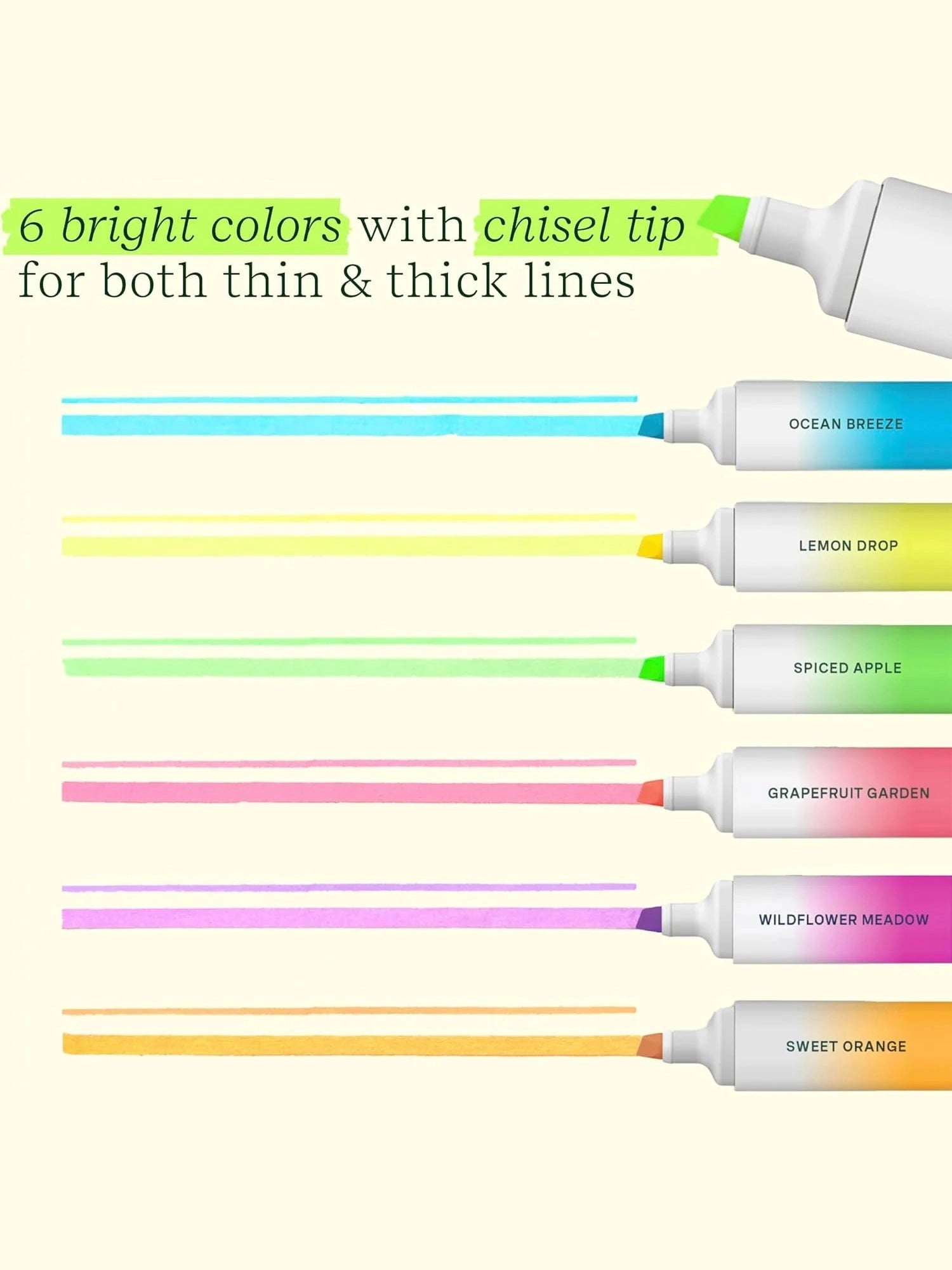 Scented High Lighter Pens&nbsp; 6 Fragrances 11