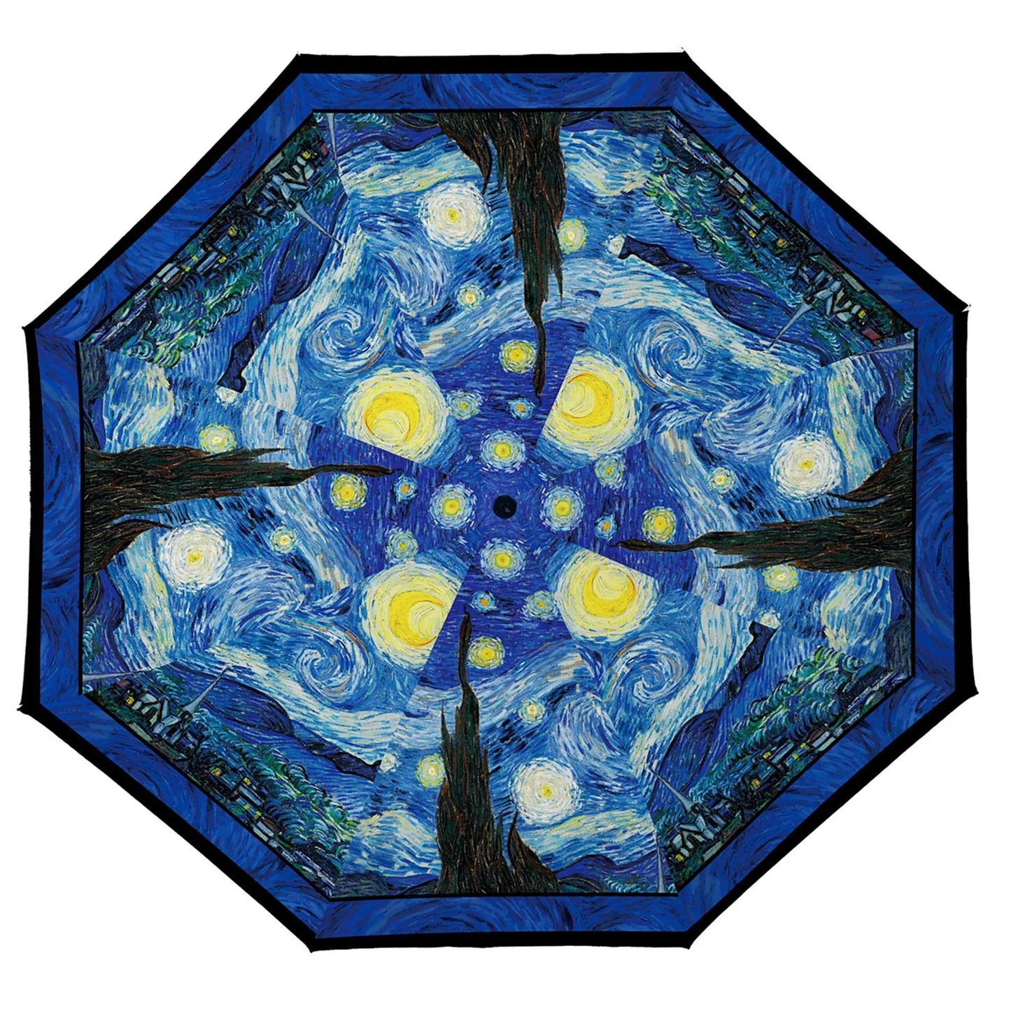 Umbrella Reverse Opening Van Gogh Starry Night umb-r-m07-B 