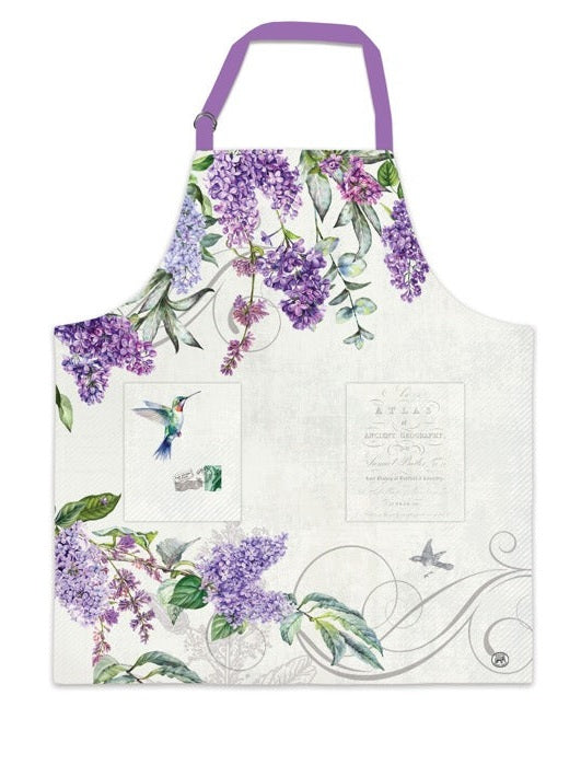 Apron French Lilacs 2 Pocket Women's 811441