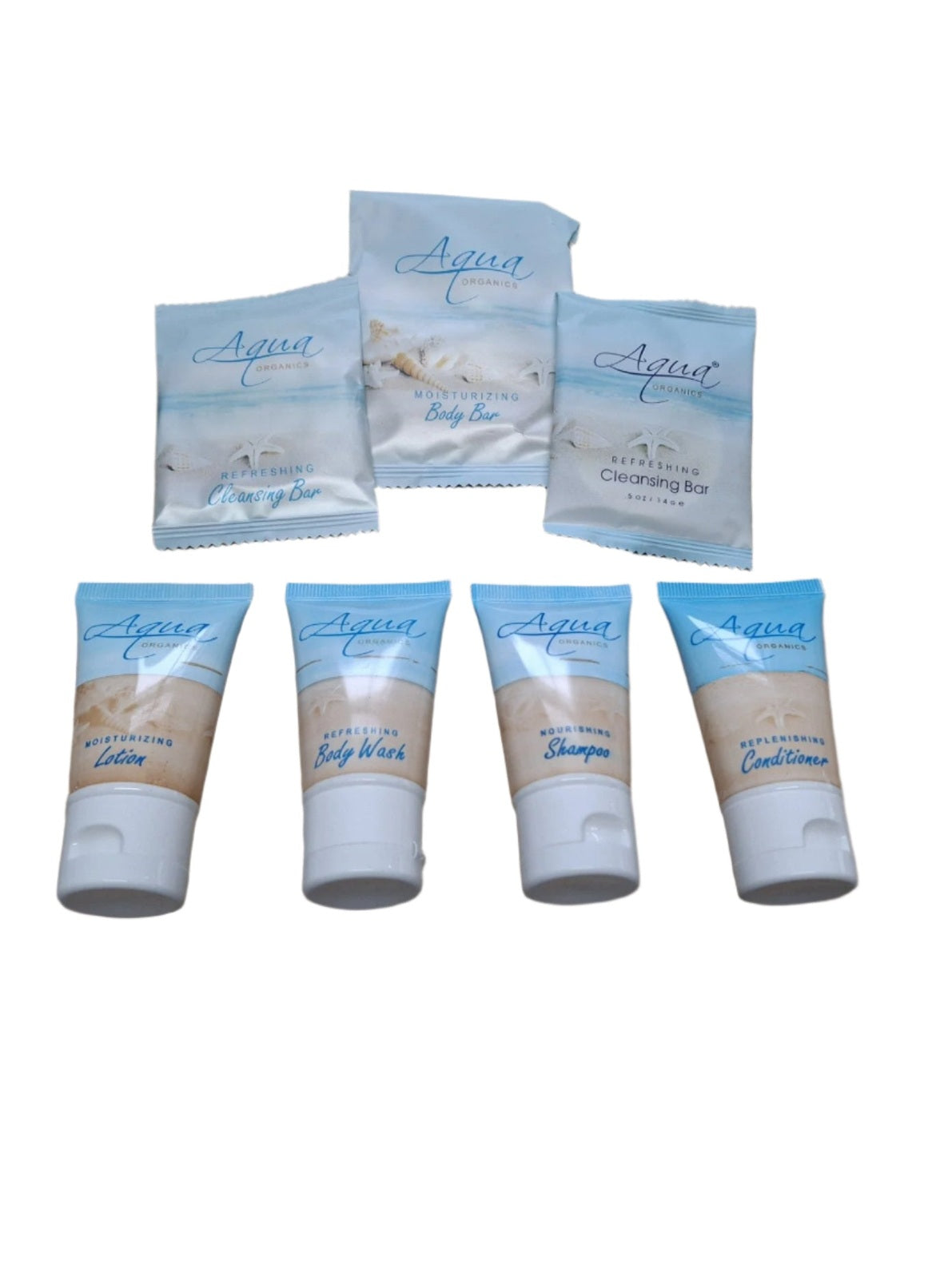 Travel Kit Aqua Organic 7pc  Bath & Body   TRELSOP1 