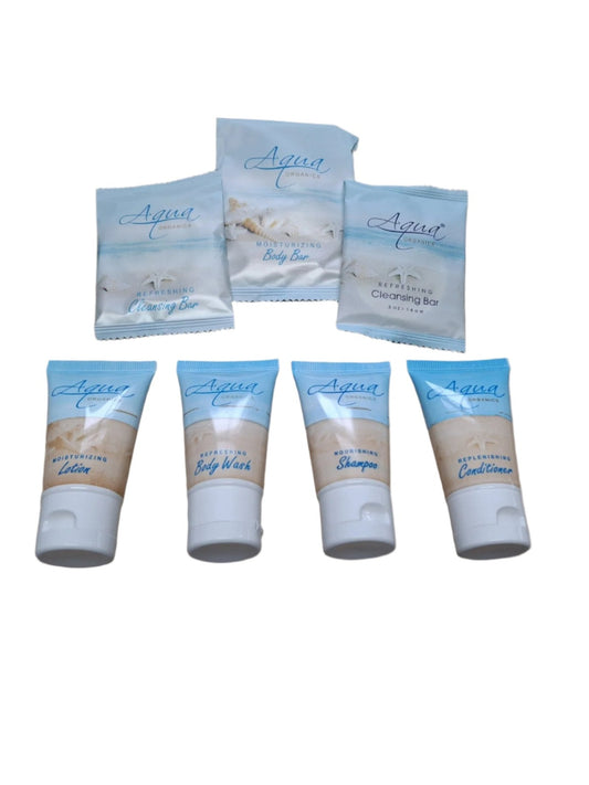 Travel Kit Aqua Organic 7pc  Bath & Body   TRELSOP1 