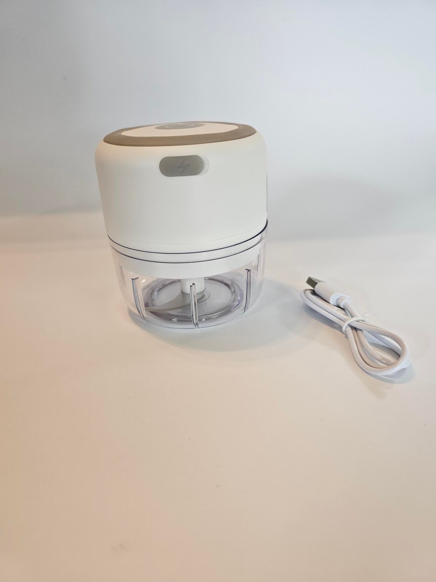 Multifunctional Electric Garlic Onion Herb USB Rechargeable Chopper Green or White 