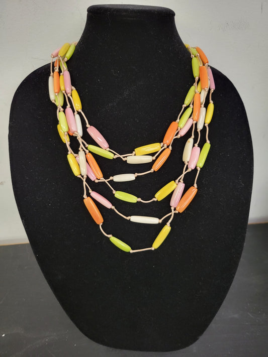 Tague Necklace - SC374-NA-LI-AM - Multi color 