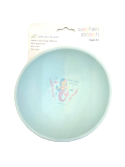 Stephen Joseph Silicone Bowl - Mermaid 