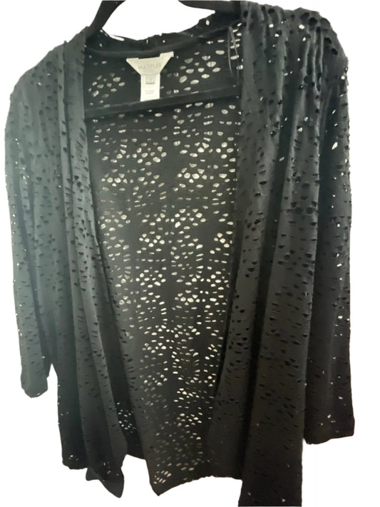 Womens Black see thru Jacket light weight 