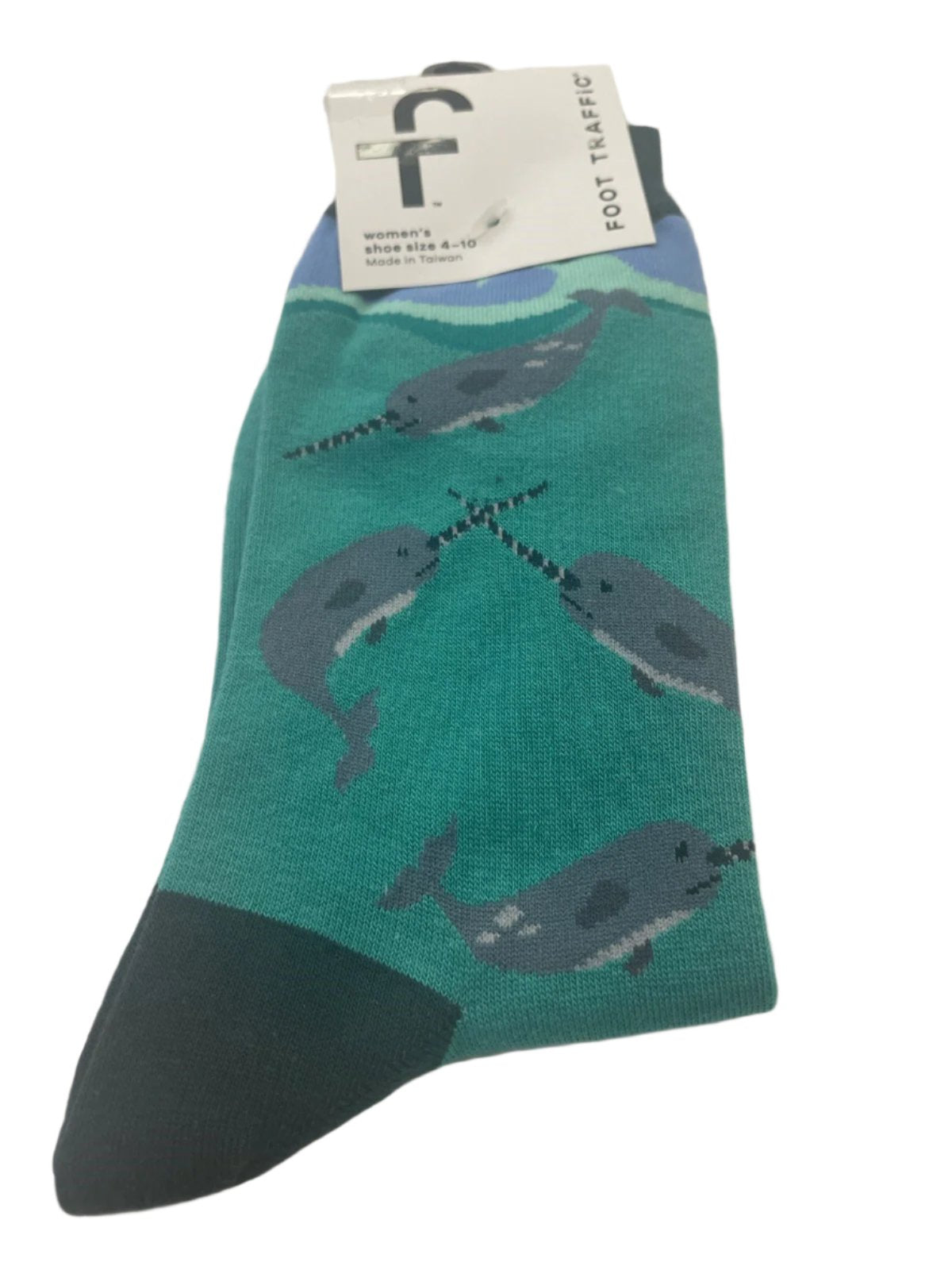 Women's Socks- Narwhale -  6873 