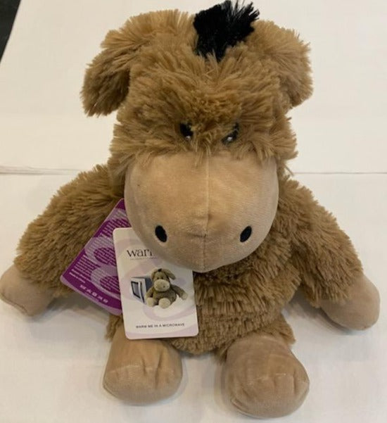 Warmies Donkey - Heatable Stuffed Animal 