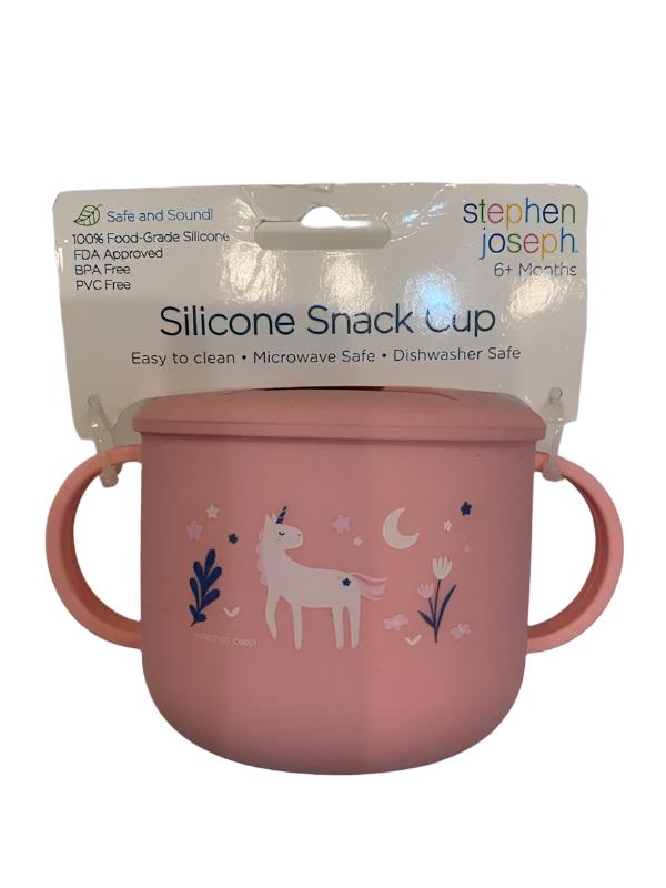 Stephen Joseph Silicone Snack Cup - Unicorn 