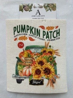 Dish Cloth - Pumpkin Patch Sunflowers 