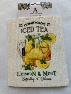 Dish Cloth - Homemade Iced Tea -Lemon & Mint 