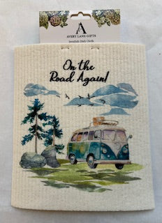 Dish Cloth - On the Road again VW bus 