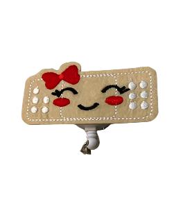 Badge holder - Retractable -Band Aid Smile 