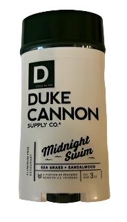 Duke Cannon-Midnight Swim- Aluminum Free-Deoderant-3oz 