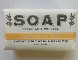 Bar Soap-Almond Honey- Clean As A Whistle-6oz-444091 