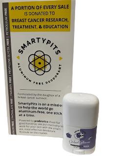 Smarty Pits Aluminum Free Deodorant - Orchid Blossom - Travel Size 