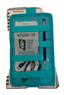 Note Book Tidy- for Pens - Phones - Turq-40905 