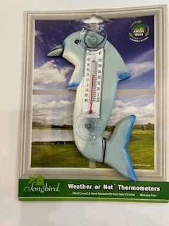 Window Thermometer - Leaping Dolphin 