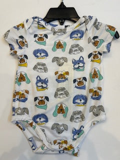 Body Suit - Dogs- bamboo 