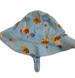 Sunhat - 95% Bamboo, 5% Spandex - 12-24M- crabs 