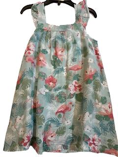 Floral Flamingo-Sundress 