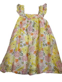 Sun Dress - Yellow floral mix 