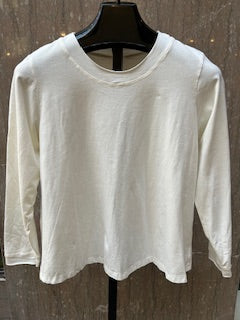 Shirt - A2666168 - SMALL -Laundered - JHF5421 - 100% Cotton - Off White - 