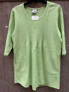 Shirt gauze - lime green 