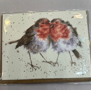 Gift Enclosure Card -AXGE008 - Christmas Birds 