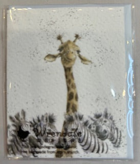 Gift Enclosure Card -GE065 - Zebra / Giraffe 